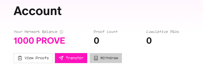 Funded Account